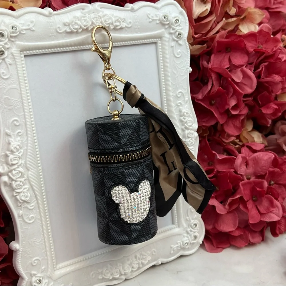 Mickey Mouse Coin Purse with Ribbon Tassel Keychain - Picture 2 of 16